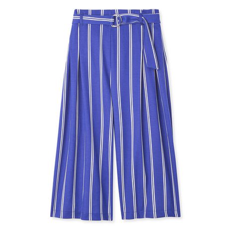 George Women's Striped Belted Culottes | Walmart Canada