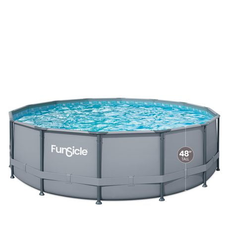 Funsicle 16 ft Oasis Pool, 16' x 48", with accessories & filter