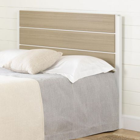 South Shore Munich Weathered Oak 54/60 inch Full and Queen Headboard