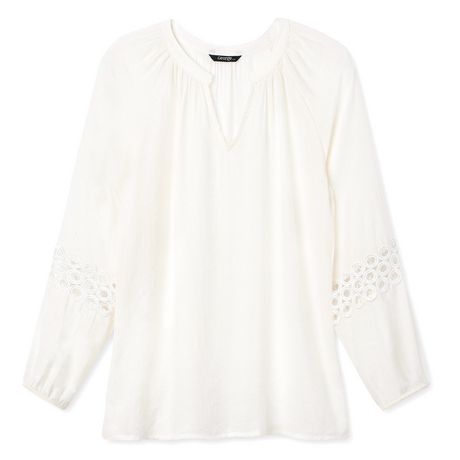 George Ladies Solid blouse | Walmart Canada