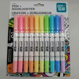 Coloring Double Tips Markers - Set of 6 Cute Novelty Cartoon Colored Animal  Highlighters Set for Kids - Assorted Pens Fluorescent Ink 6 Different