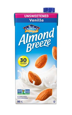 blue diamond almond breeze unsweetened vanilla