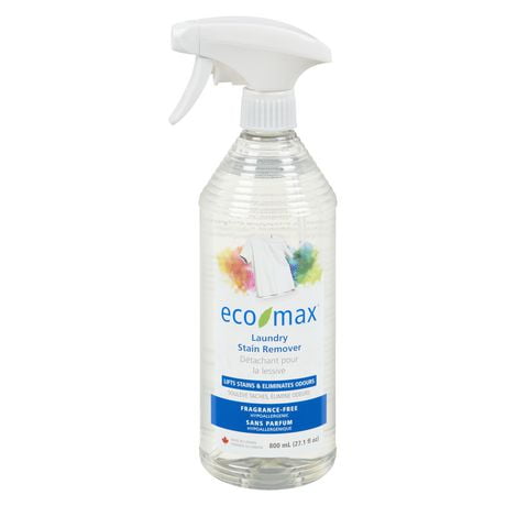 Eco-Max Détachant pour la lessive Élimine les taches et les odeurs. 800 ml