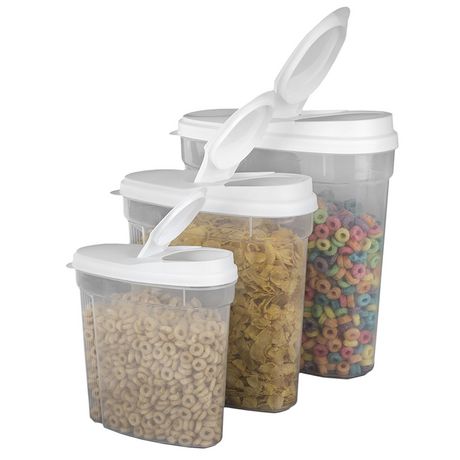 cereal container plastic piece containers