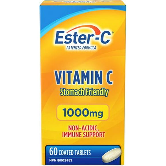 Ester-C Vitamin C Coated Tablets, 60 Tablets