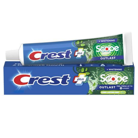 Crest Whitening Plus Scope Outlast Toothpaste, Long Lasting Mint, 120ML