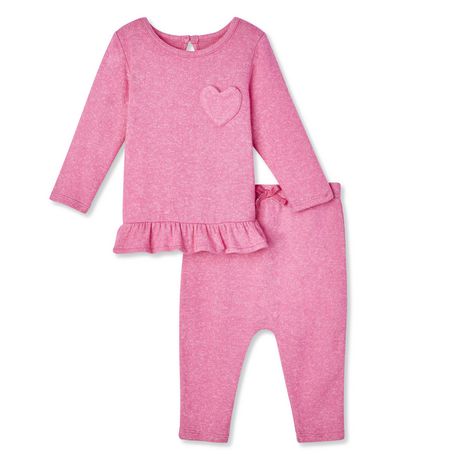George baby Girls' Top And Drop Crotch Pant Set | Walmart Canada