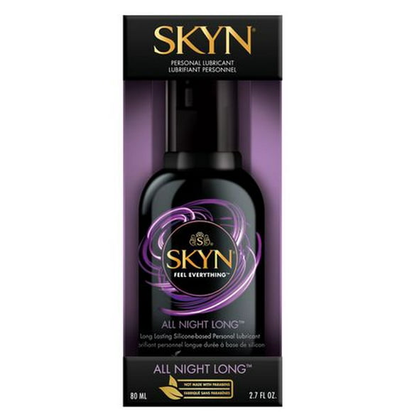 Skyn All-Night-Long Premium Silicone-Based Personal Lubricant, 80ml (2.7 Fl Oz.)