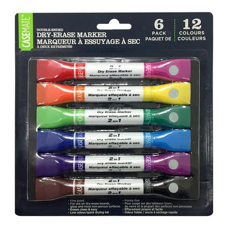 Casemate Double-Ended Dry Erase Markers | Walmart Canada