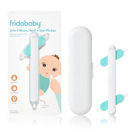 Frida Baby - Baby, Infant, Toddler - 3-in-1 Nose, Nail + Ear Picker, Age: Newborn+