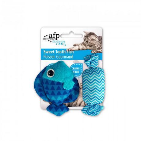 ALL FOR PAWS Modern Cat Sweet Tooth Fish Catnip Toy 1 kg