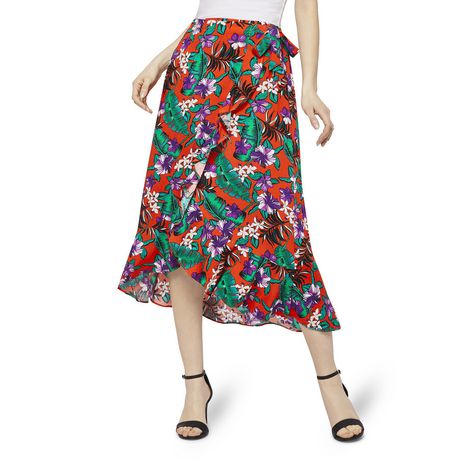 George Women's Ruffle Wrap Skirt | Walmart Canada