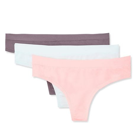 George Women's Microfibre Thongs 3-Pack | Walmart Canada