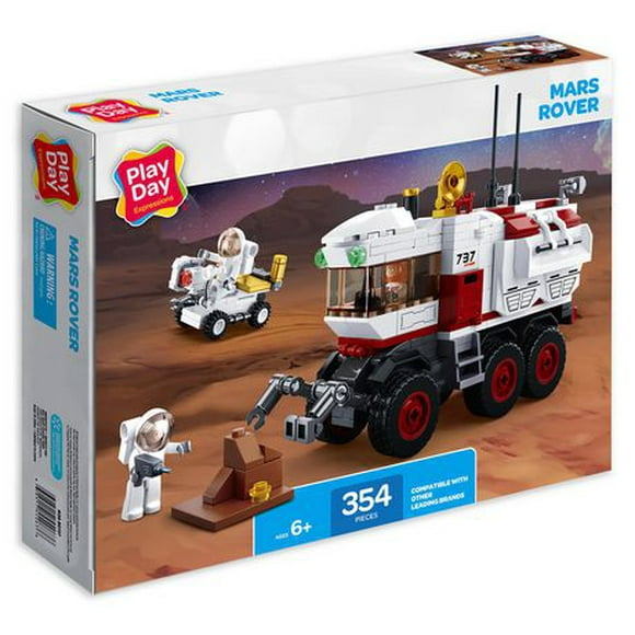Play Day Mars Rover 354 Piece Building Blocks Set
