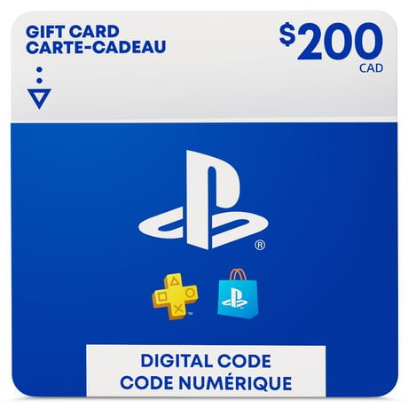 Sony Playstation $200 Carte Cadeau (Code Numérique)