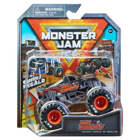 Monster Jam, Official Bad Company Monster Truck, Die-Cast Vehicle ...