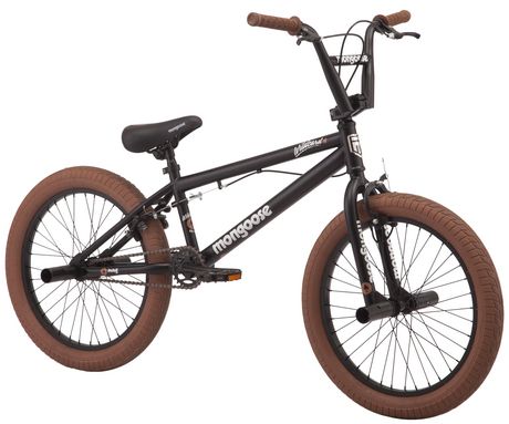 mongoose bmx black and red