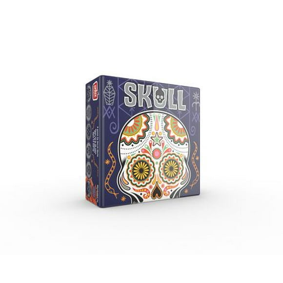 Skull -Version anglaise et française - Un jeu de société par Space Cowboys - 3 à 6 joueurs - Jeux de société pour la famille - 15 à 45 minutes de jeu - Jeux pour soirée jeux en famille - Enfants et adultes - 10+