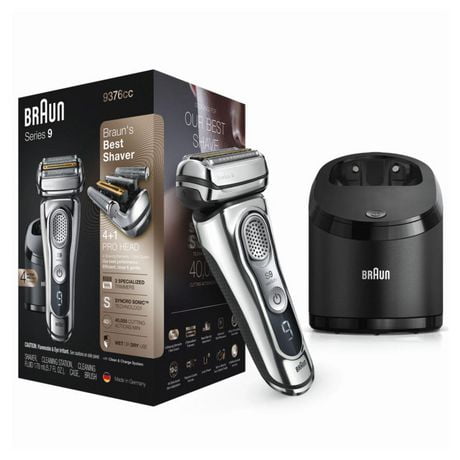 Braun Series 9 9376cc Latest Generation Electric Shaver, Rechargeable & Cordless Electric Razor for Men