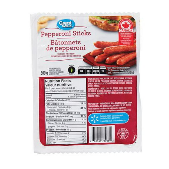 Buy Pepperoni Sticks & Pepperoni Slices Near Me at Low Prices Walmart Canada