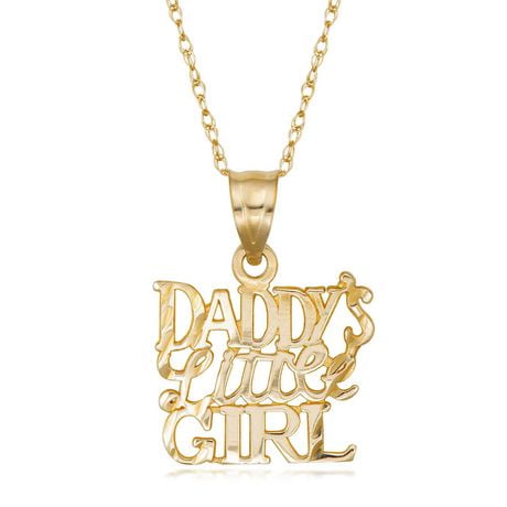 Daddy's girl necklace gold sale