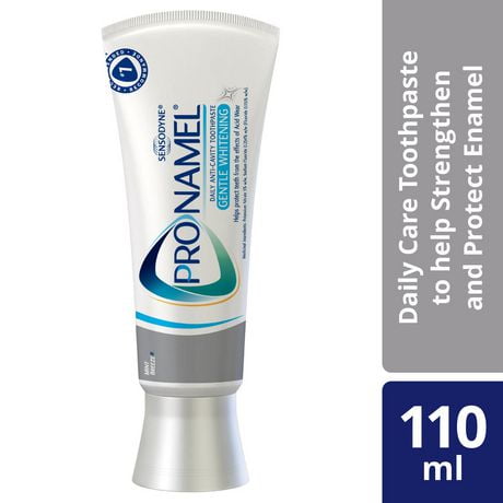 Navigation menu Sensodyne ProNamel Gentle Whitening Toothpaste oz (g), 4-pack Strengthens and Re-Hardens EnamelProtects Against Acid ErosionWhitens.