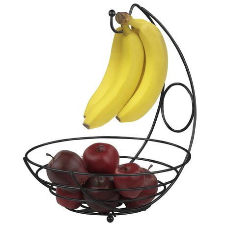 Moderne TFH Corbeille à fruits en forme de banane Jaune