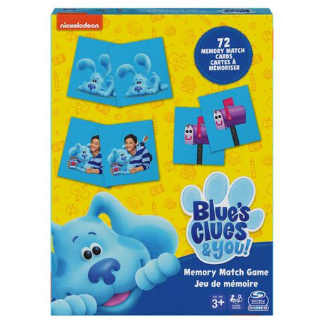 Cardinal Games Blue's Clues Memory Match Game, For Families And Kids Ages 3 And Up Multi