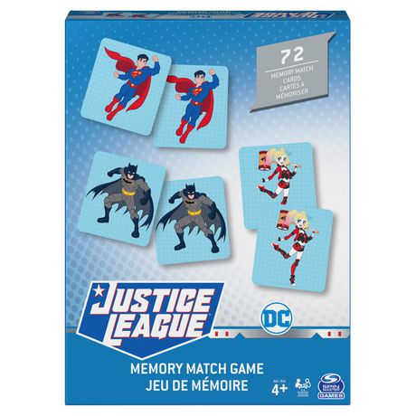 Cardinal Games Dc Superfriends Memory Match Game, For Families And Kids Ages 3 And Up Multi