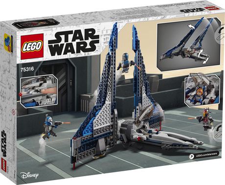 75316 LEGO Star Wars Rare Mandalorian Starfighter New Ages 9+ 