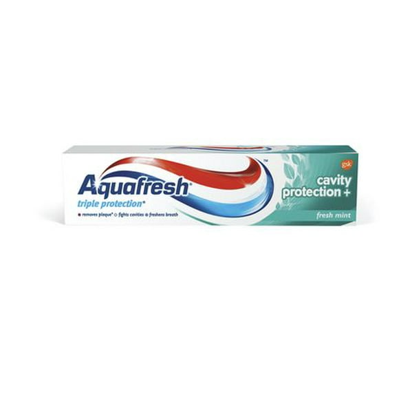 Aquafresh protection contre la carie 90 mL menthe fraîche