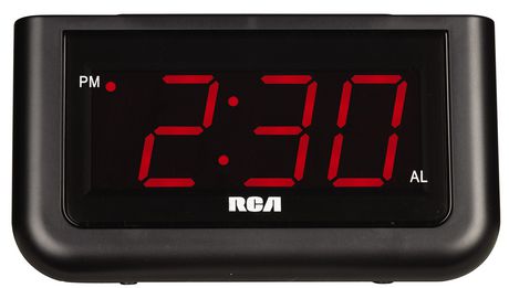 Rca 1 4 In Led Display Alarm Clock With, Battery Backup Alarm Clock