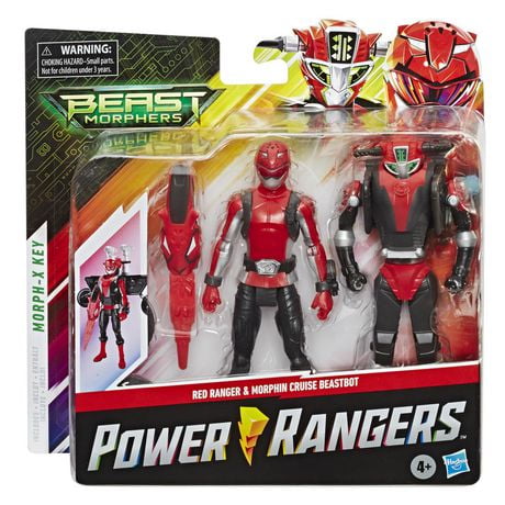 power rangers beast morphers steel robot ranger action figure