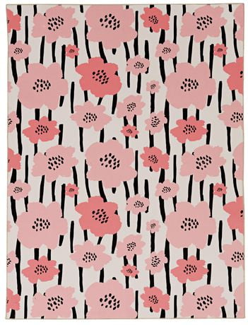 Laurel 3x5 Washable Accent Rug Ivory And Pink Walmart Canada   6000205762362 