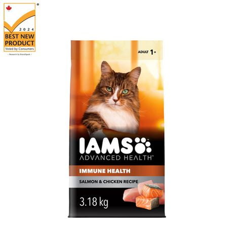 Iams Advanced Health Immune Health Salmon & Chicken Adult Dry Cat Food, 1.59-3.18kg