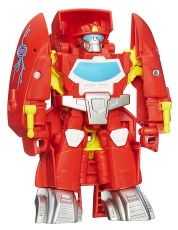 Transformers Rescue Bots Academy Heatwave - Action Figure 11cm 2-in-1 Auto F1 E Robot Per Bambini 3+