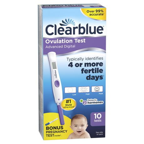 Clearblue ® Advanced Digital Ovulation Predictor Kit, Featuring ...