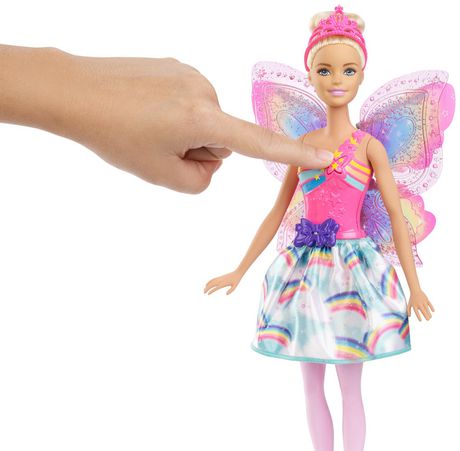 Barbie Dreamtopia Rainbow Cove Flying Wings Fairy Doll NEW 3+ 