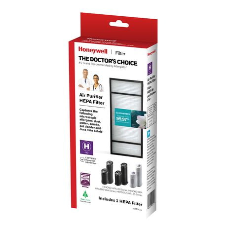 Honeywell HRF-H1C Allergen Remover Replacement True HEPA Filter (Filter H), The Doctor's Choice!