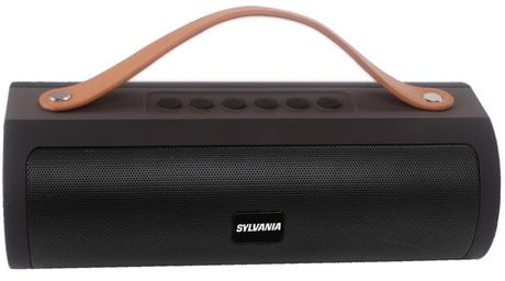 Sylvania Wireless Bluetooth Speaker with Leather Strap - Black | Walmart Canada