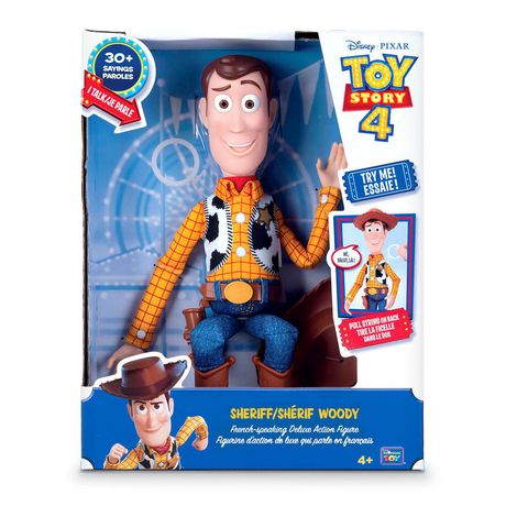 jouet woody toy story parlant francais