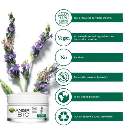 garnier organic lavandin moisturiser