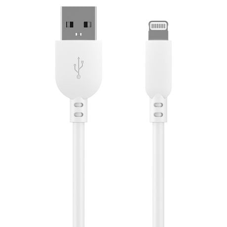 onn. 6 ft./1.8 m Lightning to USB-A Charge & Sync Cable, Made for Apple ...