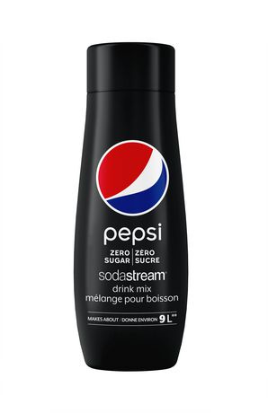 Pepsi Zero Sugar Flavour for SodaStream, 440 ml, makes 9 liters ...