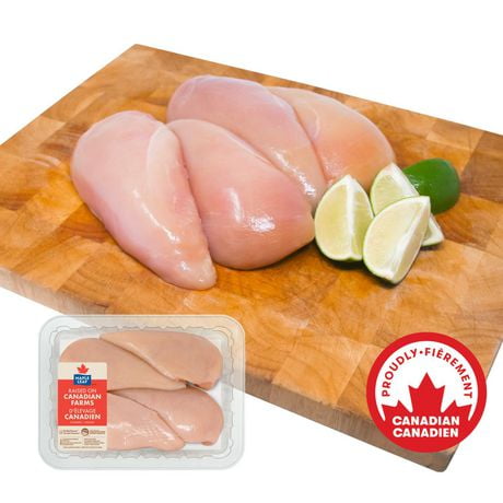 Poitrines de poulet désossées sans peau 4 Poitrines