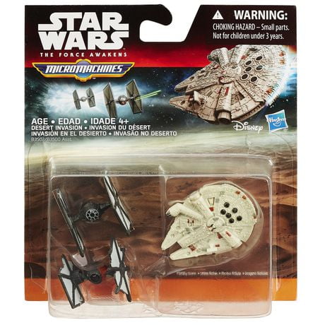 Star Wars The Force Awakens Micro Machines 3-Pack Desert Invasion