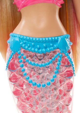 barbie rainbow lights mermaid doll asda