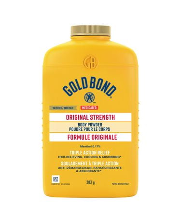 Gold Bond Medicated Original Strength Body Powder, 283g - Temporary 