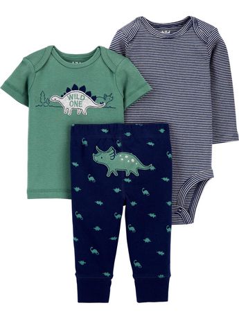 Child of Mine made by Carter's Infant Boys' 3-piece Set -Dino | Walmart ...