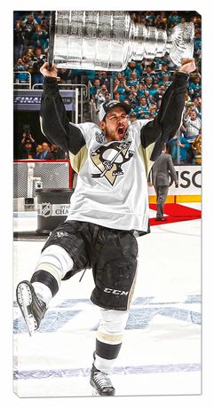 Sidney Crosby 14 x 28 Pittsburgh Penguins 2016 Stanley Cup ...